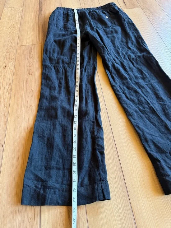 Lilly Pulitzer Black Wide-Leg Linen Pants - Picture 7 of 7